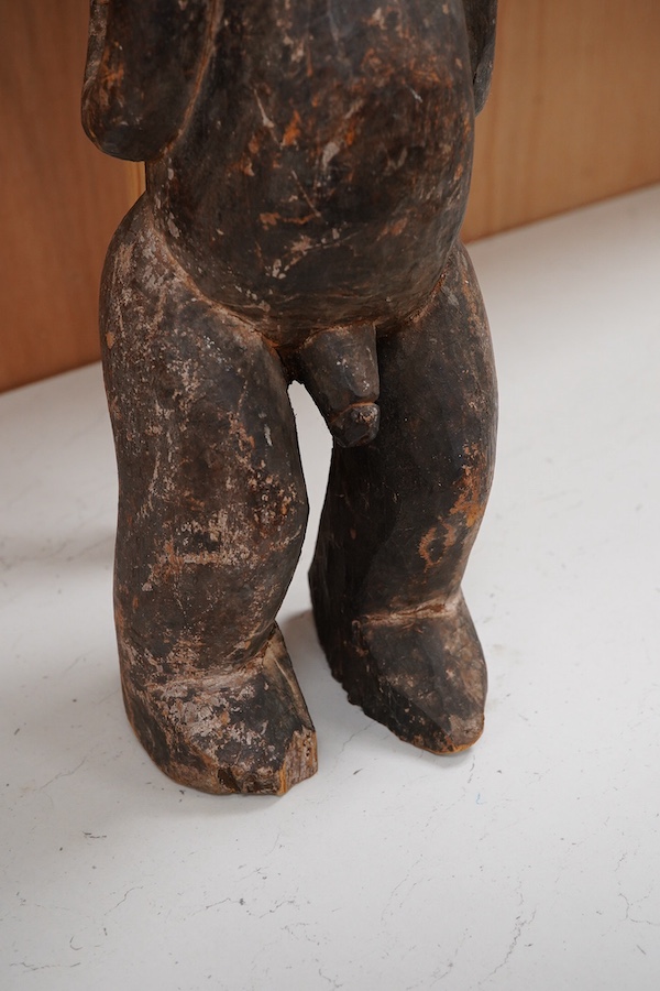 An African tribal figural carving